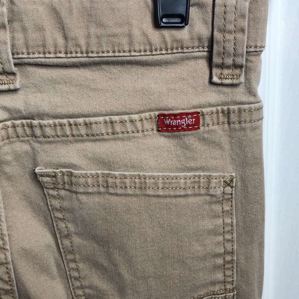 Wrangler’s khaki jeans Boy’s size 12 Husky - Picture 3 of 7